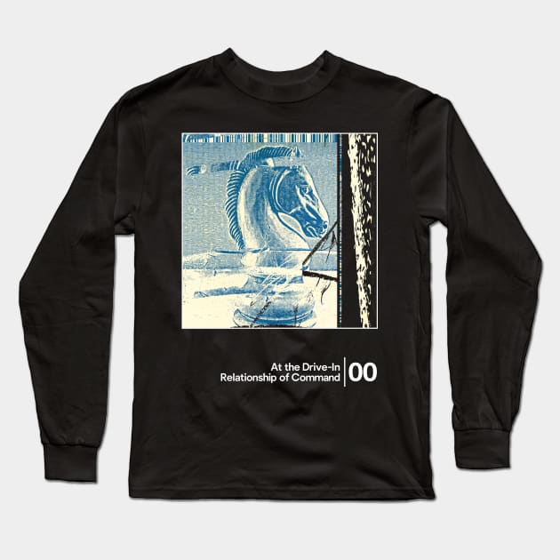 At the Drive-In - Relationship of Command / Minimal Graphic Artwork Design T-Shirt Long Sleeve T-Shirt by saudade